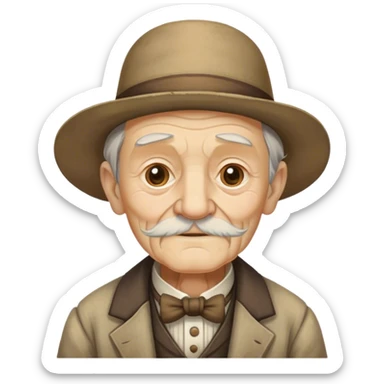 OLD MAN VITAGE 1800'S sticker