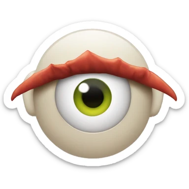 Je vue lombre d'un demon à trois yeux  sticker