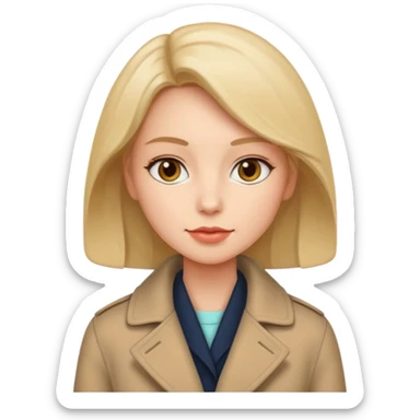 the first image is good, but can you take her hand of the pocket? sticker