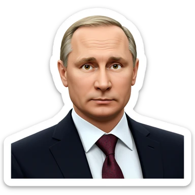 formal portrait of a man sticker