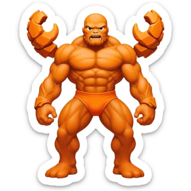 The thing fantastic four  sticker
