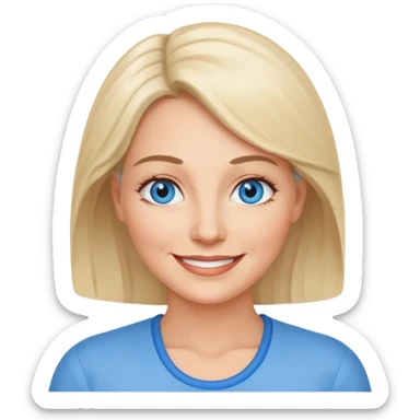 european women middle aged sticker