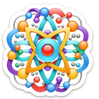 Quantum mechanics sticker