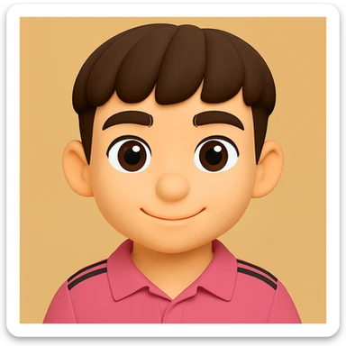 Make the face less thick while preserving the 3D emoji style look. Maintain the Microsoft style 3D fluent emoji characteristics and details. sticker