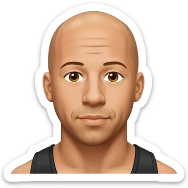 Vin diesel sticker