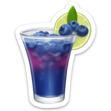 Blueberry margarita sticker