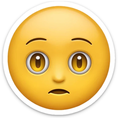 Emoji con mirada juzgadora  sticker