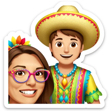 Joyful Reveler sticker