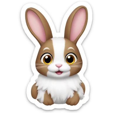 Bunny sticker