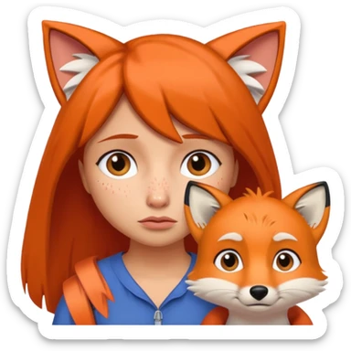 Make Dora and Swiper the fox crying sticker