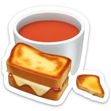 Tomato soup and grilled cheese sticker
