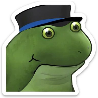 Side eye on face sticker