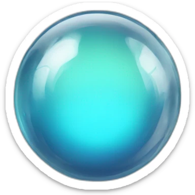 glass orb sticker