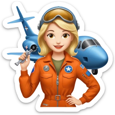 a retro military pinup fuselage decoration for the motto " not my choice, simply my destiny " sticker