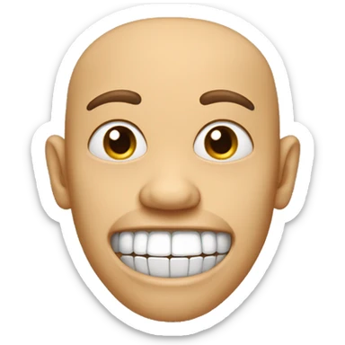 Somebody wiwith no front teeth sticker