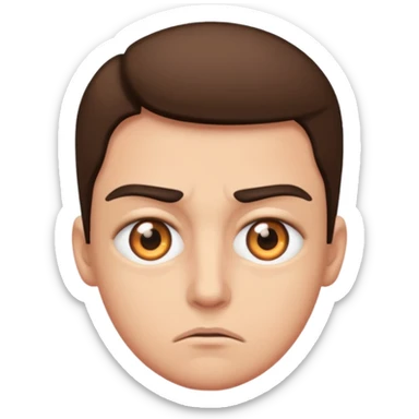 Eye twitch annoyed  sticker