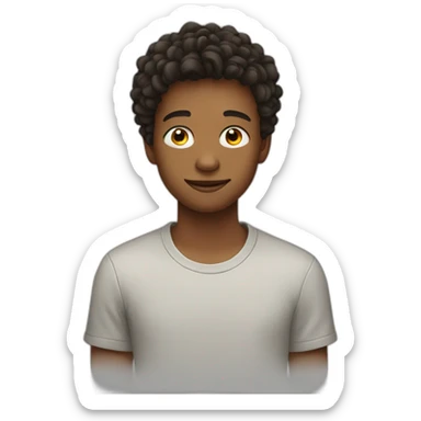 Teen age boy sticker