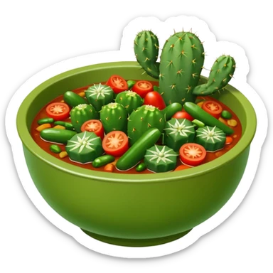 guisado de nopales sticker