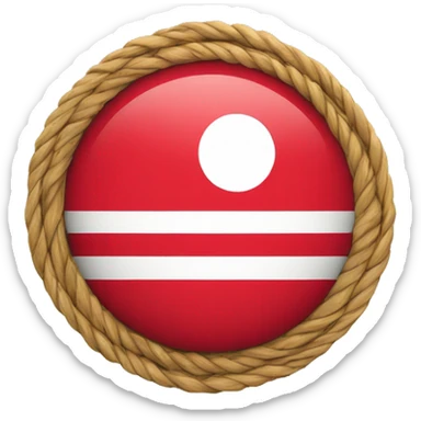 emoji de bandera de peru , forma redonda sticker
