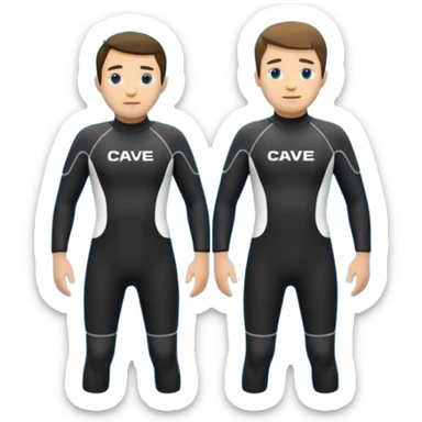 "Cave Divers" written as a logo sticker