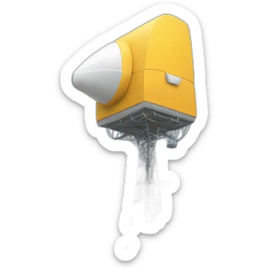 D'habitat antenne en-avant sticker