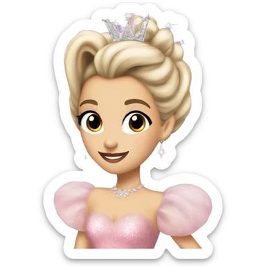 Arianna grande dressed as Glinda super skinny sticker