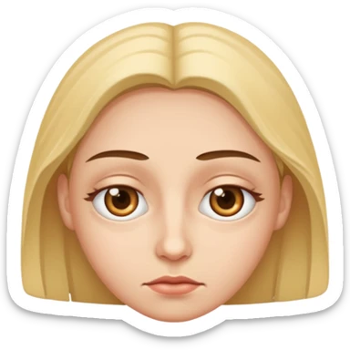 Deep eye bags sticker