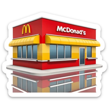 McDonald's sticker