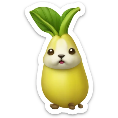 Platano conejo sticker