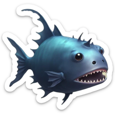 deep sea anglerfish sticker