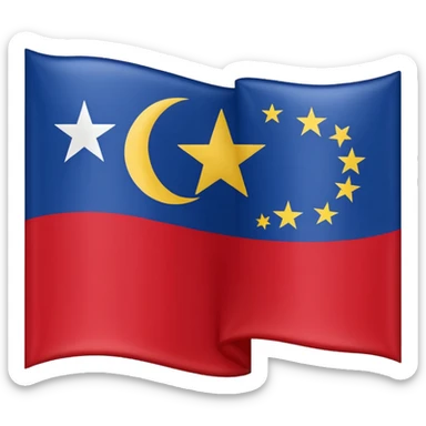 Burma 1948-1974 flag  sticker