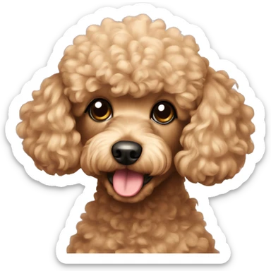 Toy poodle sticker