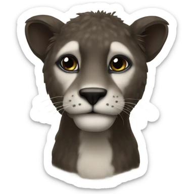 realistic animal by menorah sticker