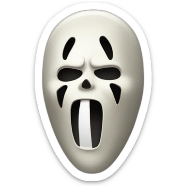 movie Scream mask sticker