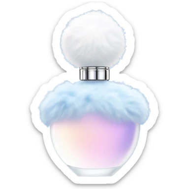 Perfume bottle of Ariana cloud perfume  sticker