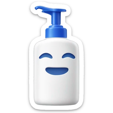 cerave washing foam bottle sticker