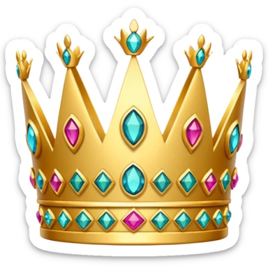 miss universe crown aesthetic sticker