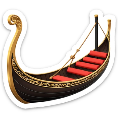 Ventian gondola sticker