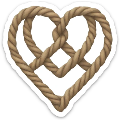 Irish heart knot sticker