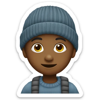 un enfant avec un pull sticker