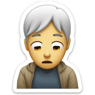 Very very very sad sticker