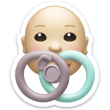 aesthetic baby pacifier sticker