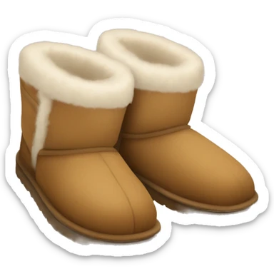 Pair of Ugg slippers  sticker