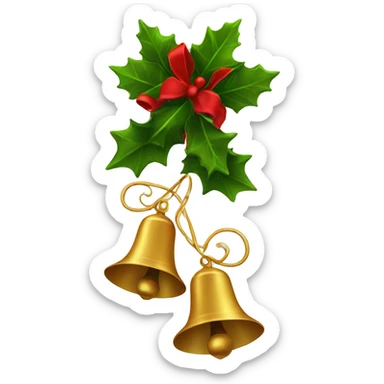 Christmas bells sticker