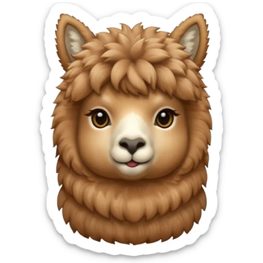 Alpaca mom sticker