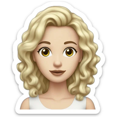 white-woman-with-dark-brown-wavy-medium-hair-big-eyes-and-eyelashes-bluegreen-eyes sticker