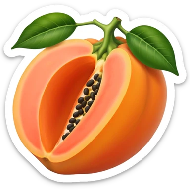 Juicy papaya sticker