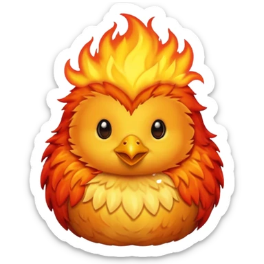 🔥+🐥 sticker