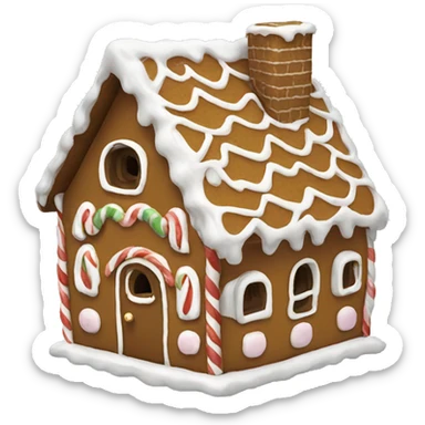 gingerbread house sticker