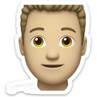 man with football shirt with vertical lines green and white sticker